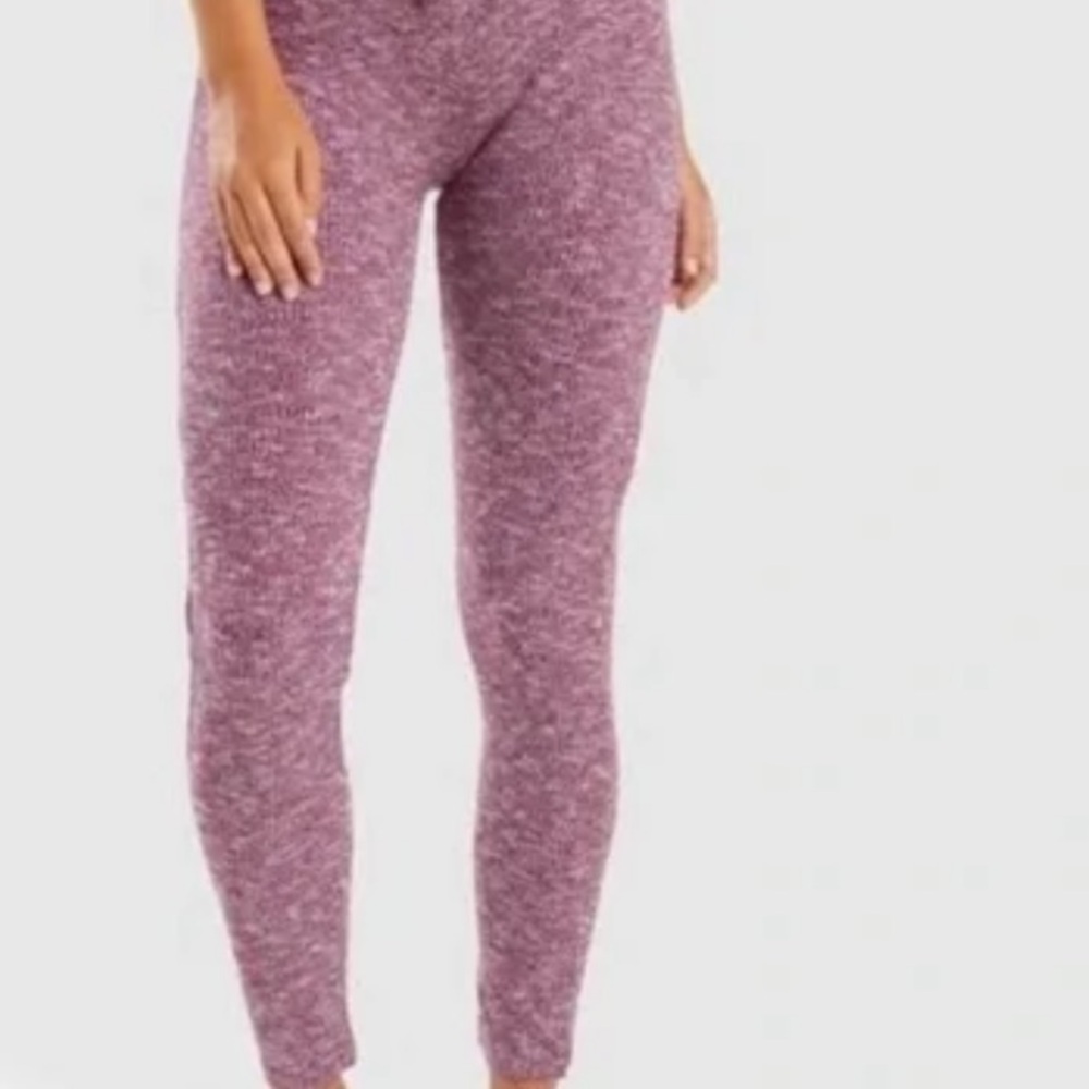 Gymshark Maroon Leggings - Picture 2 of 2